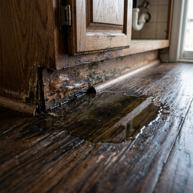 How to spot the hidden leaks rotting your kitchen units