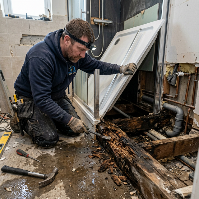 Why a bouncy shower tray is a structural emergency